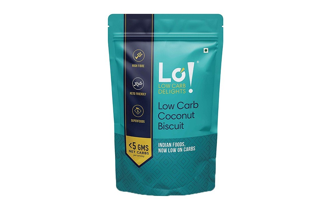 Lo! Low Carb Delights Coconut Biscuit    Pack  216 grams